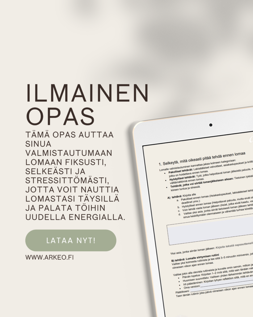 Lomalle lähtö -opas
